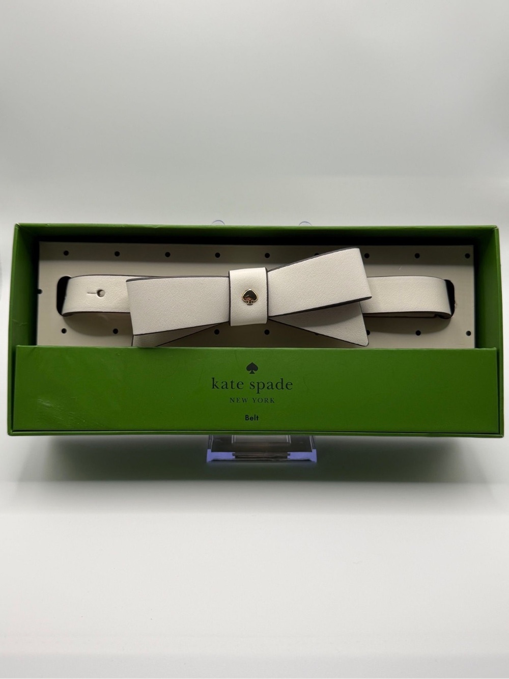 Kate Spade ♠️Cute Leather Bow Tie Belt New w/ OG box